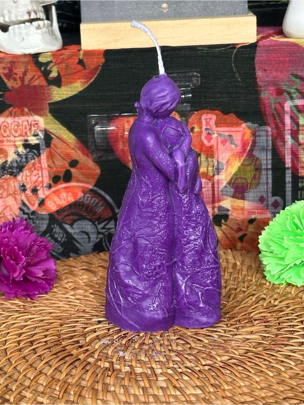 Purple Mother & Daughter Candle – Feminine Figure Candle